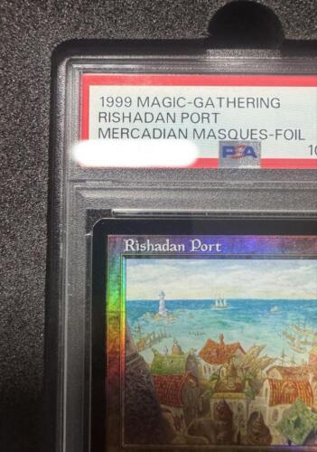 PSA 9 FOIL RISHADAN PORT LP - Mercadian Masques GRADED RARE HTF - Picture 2 of 10