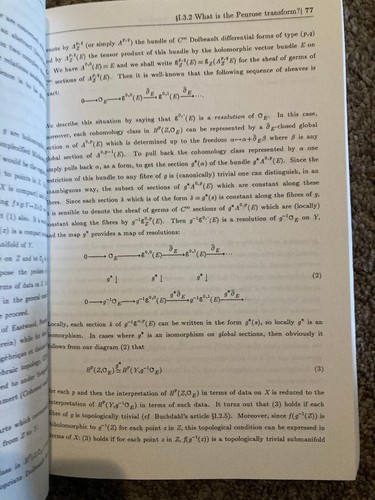 Further Advances in Twistor Theory: The Penrose Transform and its Applications. - 第 4/7 張圖片