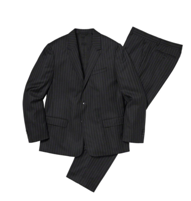 Supremex Loro Piana pinstripe light weight wool suit size Large