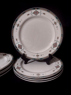 Set/4 ADIRONDACK STUDIO NOVA (4) 11'' Dinner Plates Y 2201 Discontinued EXCELLENT