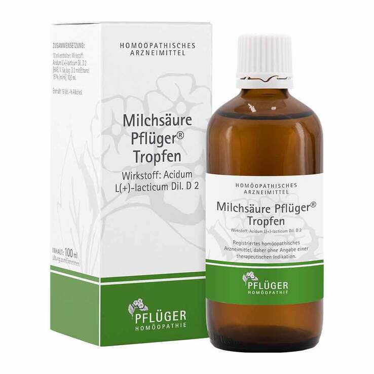 Milchsäure Pflüger Tropfen · 100 ml · PZN 01222406