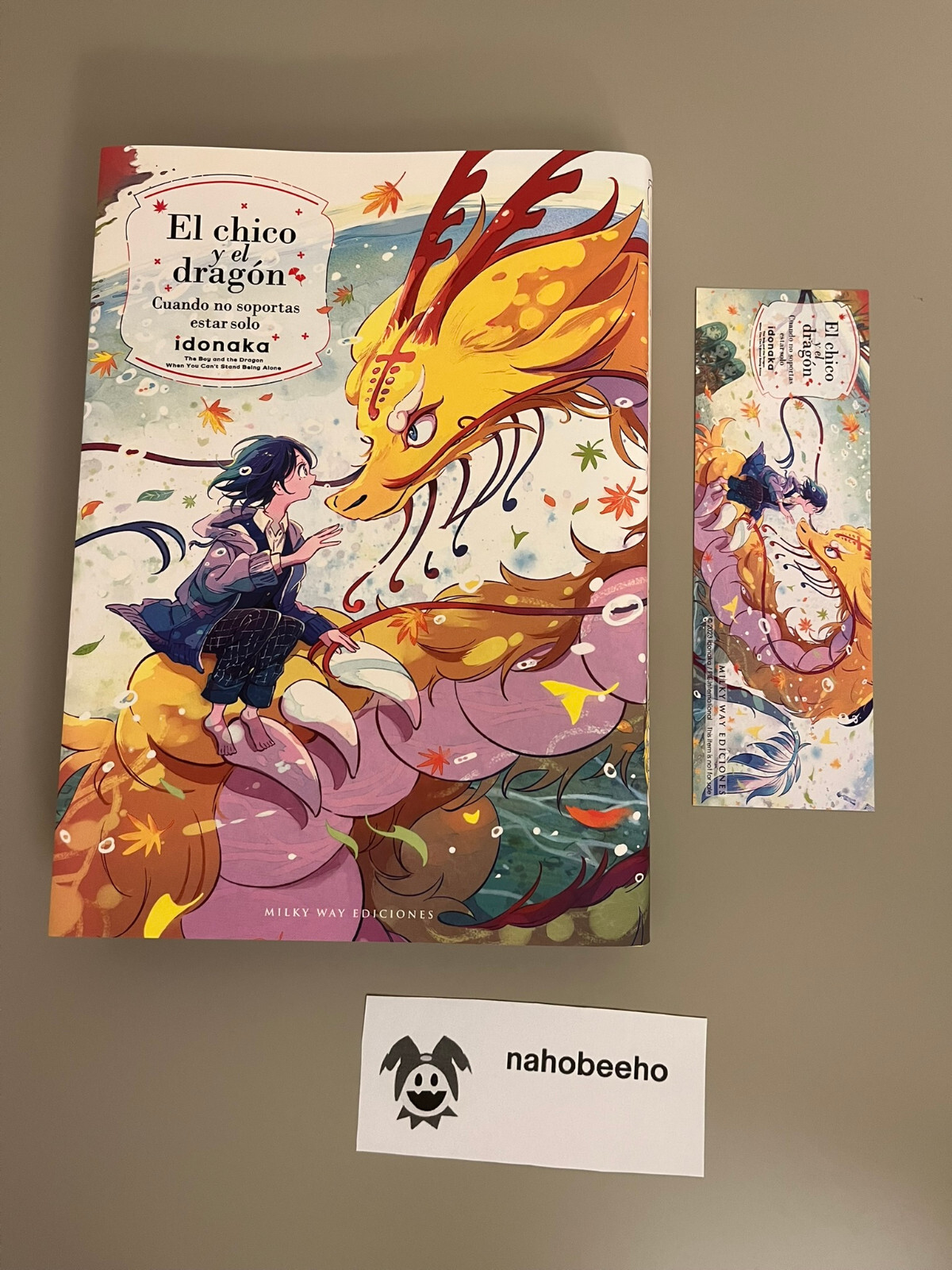El chico y el dragón (2025, Idonaka, Milky Way Ediciones)