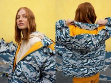 NEW THE NORTH FACE x LIBERTY Sierra LIBERTY MOUNTAIN PRINT DOWN Puffer Jacket XL