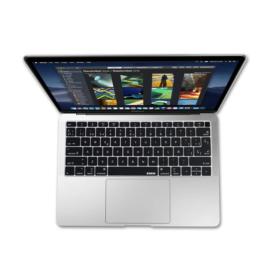 Чехол для испанской клавиатуры XSKN для Macbook Air 13.3 2018 года с сенсорным идентификатором A1932 - Изображение 2 из 4