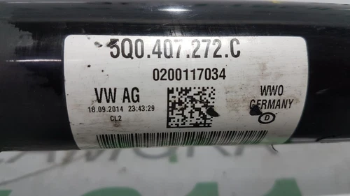5Q0 407 272 C Transmision Delantera Derecha para VOLKSWAGEN GOLF VII (5G1 257373 - Imagen 2 de 10
