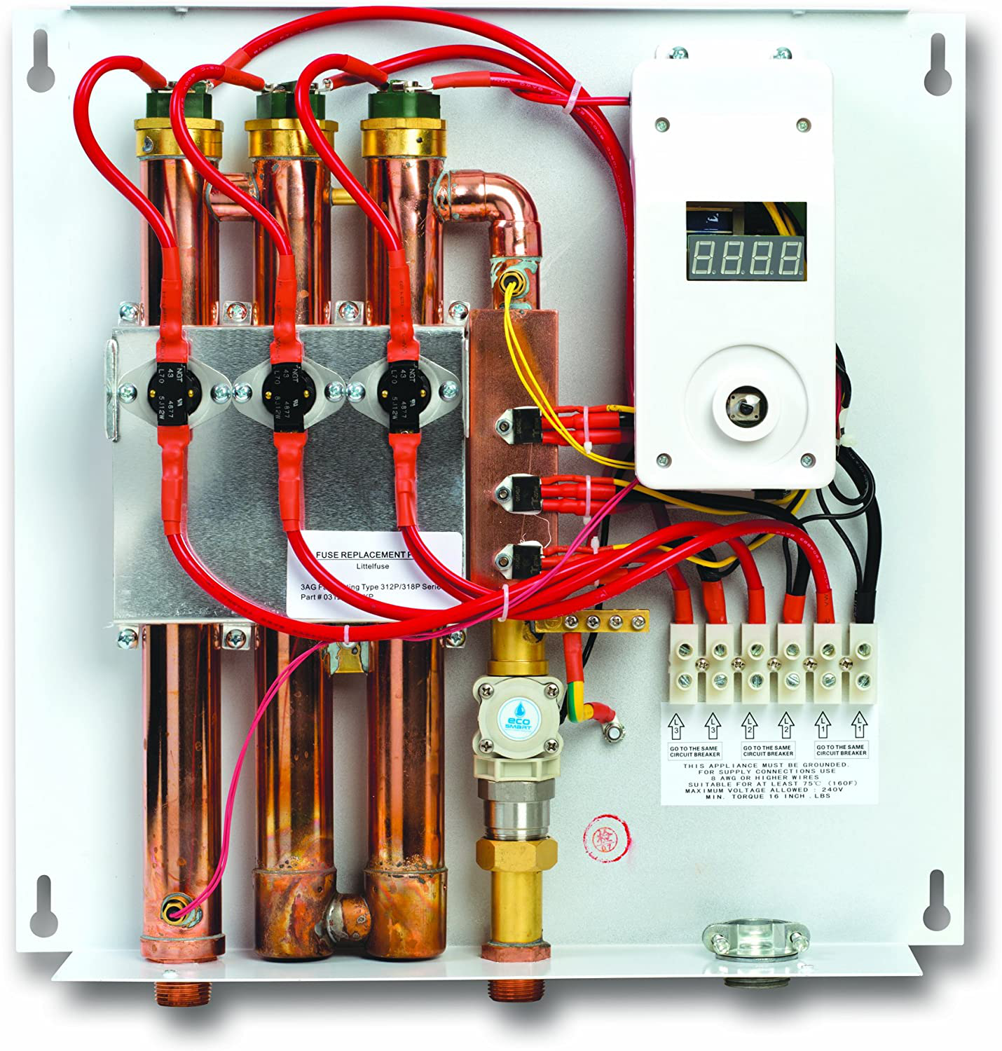 EcoSmart ECO 27 Electric Tankless Water Heater 27 KW at 240 Volts, 112.5  Amps .. | eBay