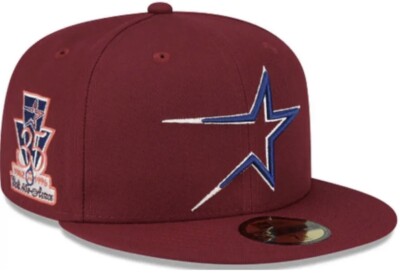 New Era Houston Astros Jersey Fit Throwback Edition 59Fifty Fitted Cap