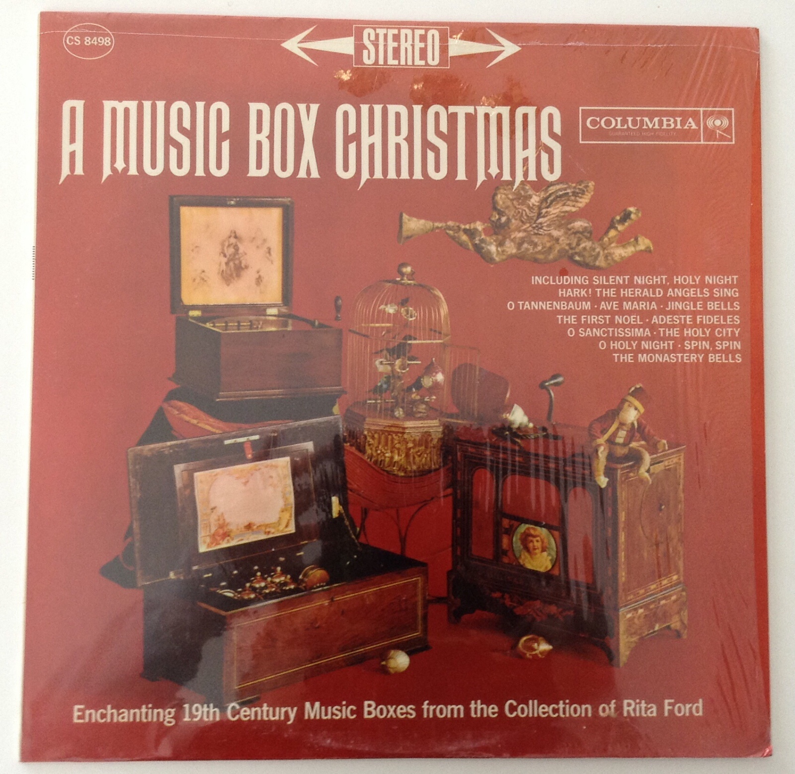 A Music Box Christmas Rita Ford LP Records Vinyl Album CS 8498 Columbia