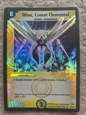 Duel Masters Miar Comet Elemental Holo Near Mint NM