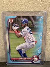 2022 Bowman Draft Sky Blue 155/499 Samuel Munoz #BD-63 Los Angeles Dodgers