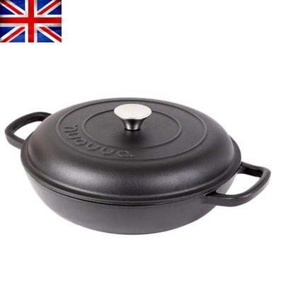 Vielseitiger 30cm emaillierter Dutch Oven - stabiles Antihaft-Kochgeschirr für jedes Rezept