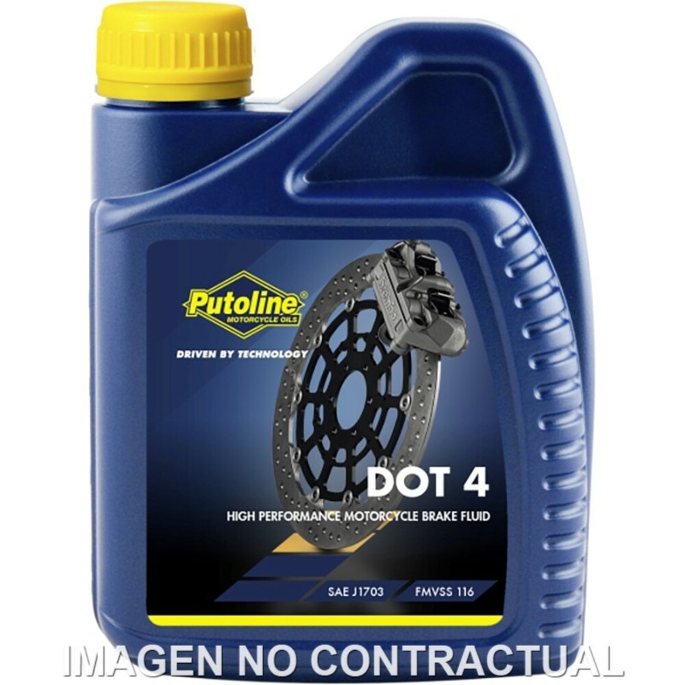 Free Shipping Putoline DOT 4 Brake Fluid 500 Ml For Motorcycle Parts
