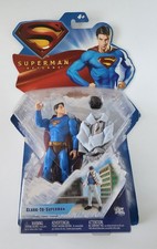 SUPERMAN RETURNS CLARK KENT TO SUPERMAN FIGURE 2006 MATTEL DC
