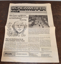 Seltene Betriebszeitung "Scheinwerfer" VEB Motorradwerk Zschopau MZ SED 4/1982
