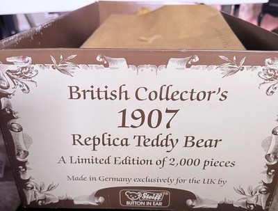 Steiff 1907 replica teddy bear | eBay