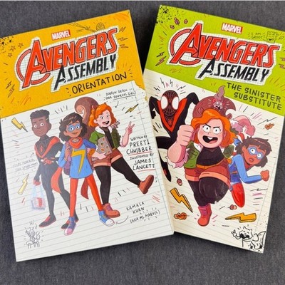 Avengers Assembly Marvel Scholastic Books Lot Orientation & Sinister