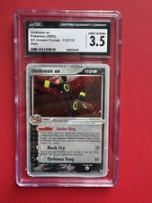 Umbreon EX Holo 112/115 CGC 3.5 EX Unseen Forces Pokemon on eBay