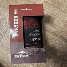 Camp Chef Mountain Series Stryker 100 Isobutane Stove, Black/Red, MS100