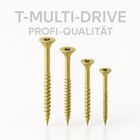 Profi Spanplattenschrauben Torx gelb verzinkt 3,0x16mm-6,0x180mm Holzschrauben