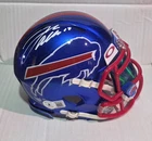 Josh Allen Autographed Buffalo Bills Flash Alternative Mini Helmet Beckett