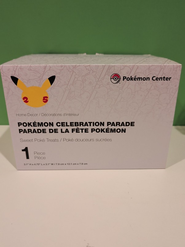 Pokemon Celebration Parade Sweet Poke Treats 25th Anniversary NEW