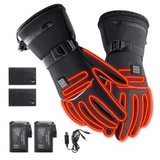 Heated Gloves Touchscreen Waterproof Winter Hand Warmers Electric Heating Gloves