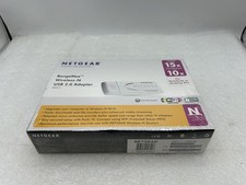 NEW SEALED NETGEAR Wireless-N300 USB WiFi Adapter Model WN111 2.4 GHz FREE S/H