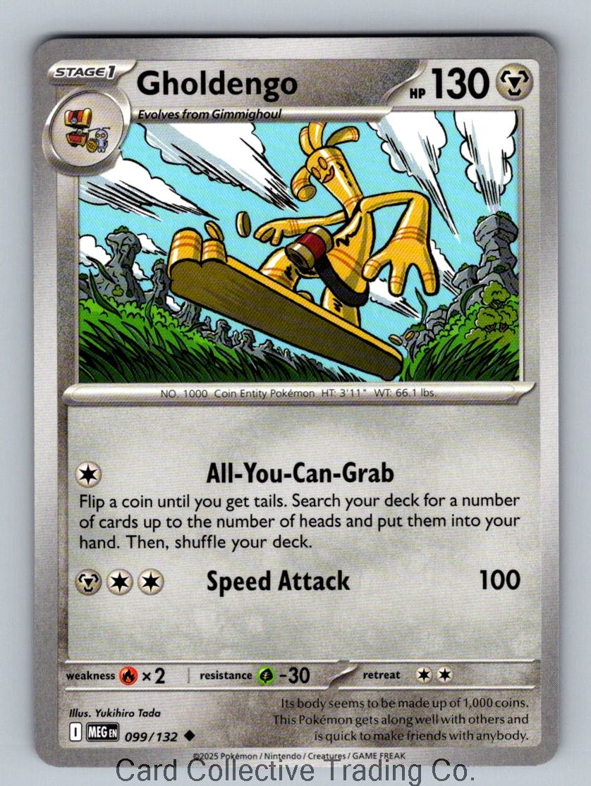 Gholdengo Uncommon ME01: Mega Evolution 099/132 NM Normal