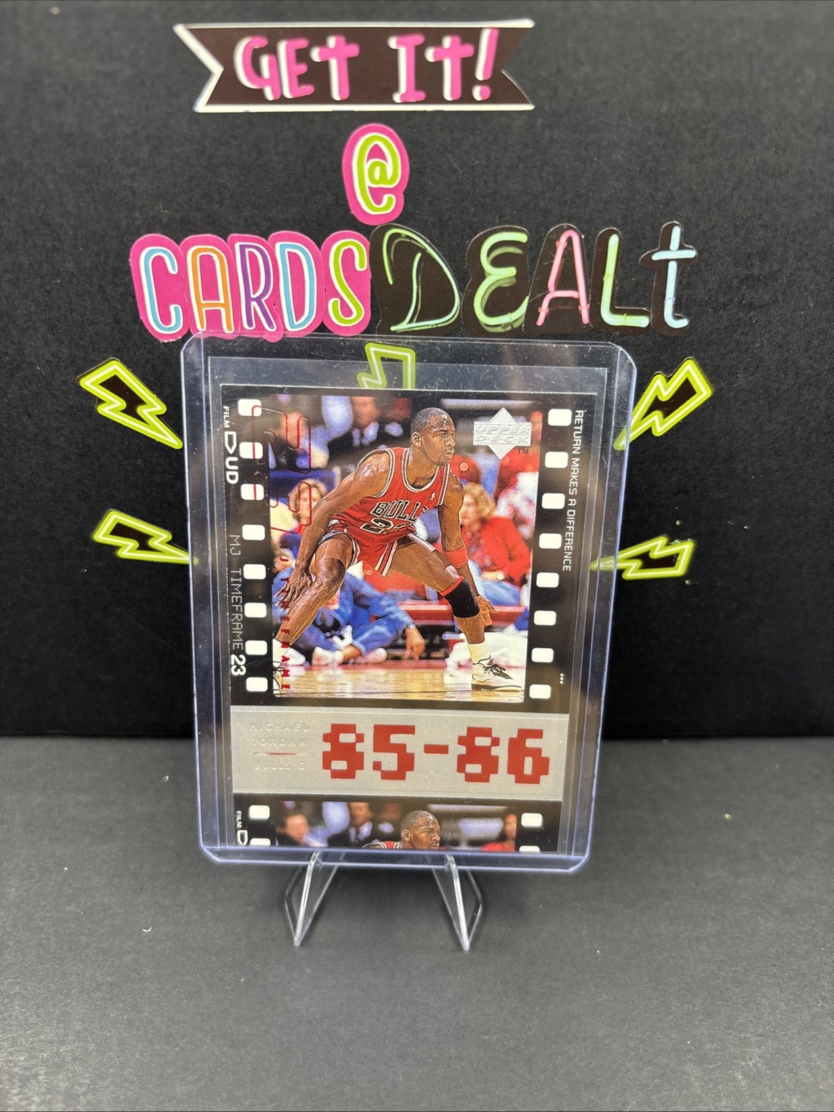 Upper Deck 1998 Michael Jordan #23 Return Makes a Difference Chicago Bulls