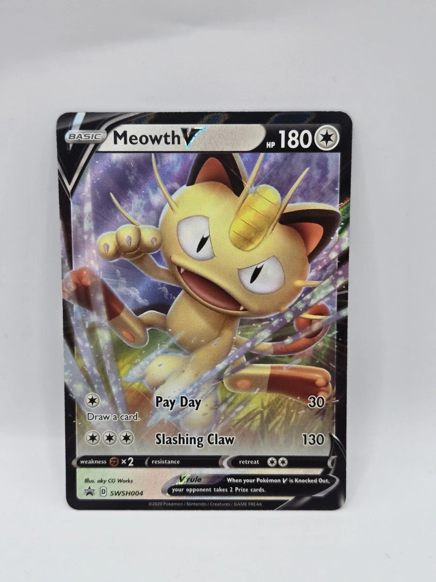Meowth V Pokémon TCG Cards for sale | eBay