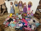 Huge Lot Approx 100 Pieces Vintage, Modern Barbie Dolls Accessories Clothes