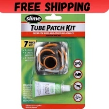 Slime Seven Piece Bike Inner Tube Patch Kit - 1022-A
