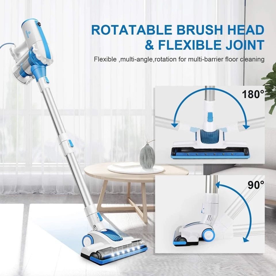 MOOSOO Vacuum Cleaner, 4 in 1 Stick Vacuum 17000pa Powerful Suction NEW - Image 2 of 4