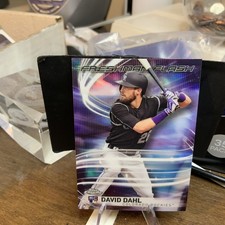2017 Topps Chrome Freshman Flash David Dahl #FF-4 (RC) Rockies