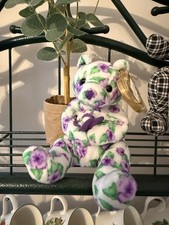 Ty Beanie Baby Corsage -ORIGINAL 2003 Bear w/ Flowers)