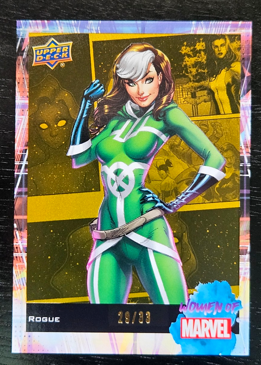 ROGUE 2024 Upper Deck Women of Marvel Light FX Gold #11 29/33