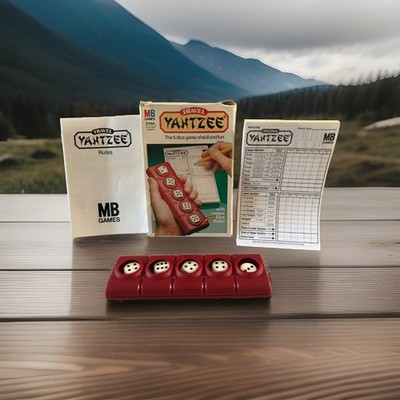 Vintage Yahtzee Reise Würfelspiel von MB Spiele 1983 komplett sehr guter Zustand