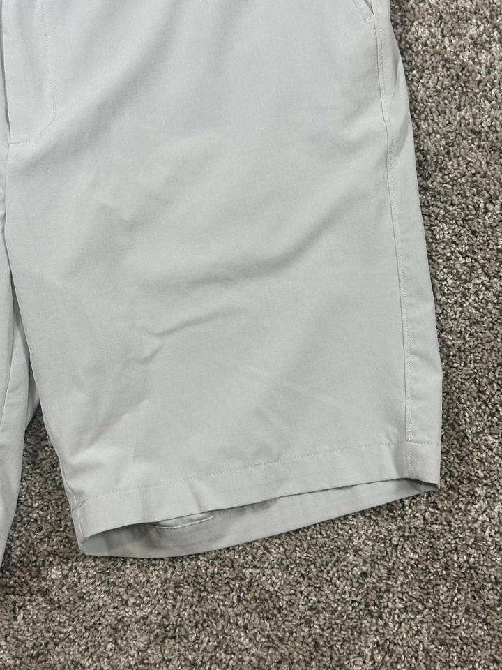 Greg Norman ML75 Microlux Golf Shorts 38 Gray Stretch Lightweight Men’s 8.5” - Image 2 of 4