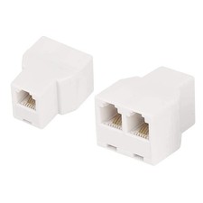 3Female Telephone Splitter Adapter Cable,Telephone Landline Cable Connector ...
