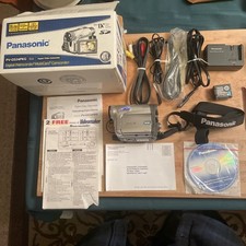 Panasonic PV-GS34 MiniDV Mini DV Camcorder Battery Charger Box TESTED