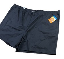Columbia Shorts Rapid Rivers Pull-On 6'' Black Pockets Lounge Men Sz 6X Big NWT