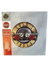 GUNS N' ROSES - GREATEST HITS EXCLUSIVE RED BLACK SPLATTER VINYL LP - NEW SEALED