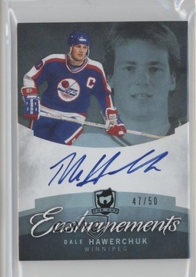 2012 Upper Deck The Cup Enshrinements 47/50 Dale Hawerchuk #CE-HA Auto HOF 2d8