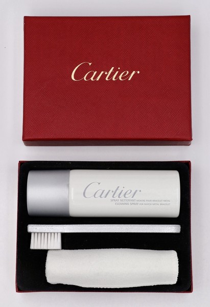 CARTIER CLEANING CLOTH SPRAY JOYAS CLEAN LIMPIEZA CAJA COMPLETE JEWELRY ORIGINAL