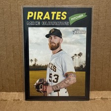 2026 Topps Heritage #96 Mike Burrows BLACK Border Rare 1:121 Packs SP 