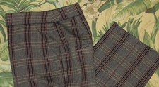 VERONICA BEARD Glen Plaid Wide Leg Pants 4