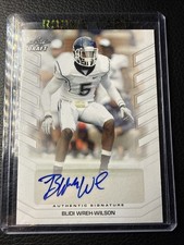 2013 Leaf Draft BLIDI WREH-WILSON #BA-BWW Rookie AUTO - FOOTBALL CARD. rookie card picture