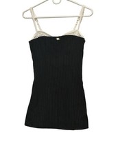 Fashion Nova Penelope Pinstripe Sz S Black/ White Clubwear Bodycon NWT