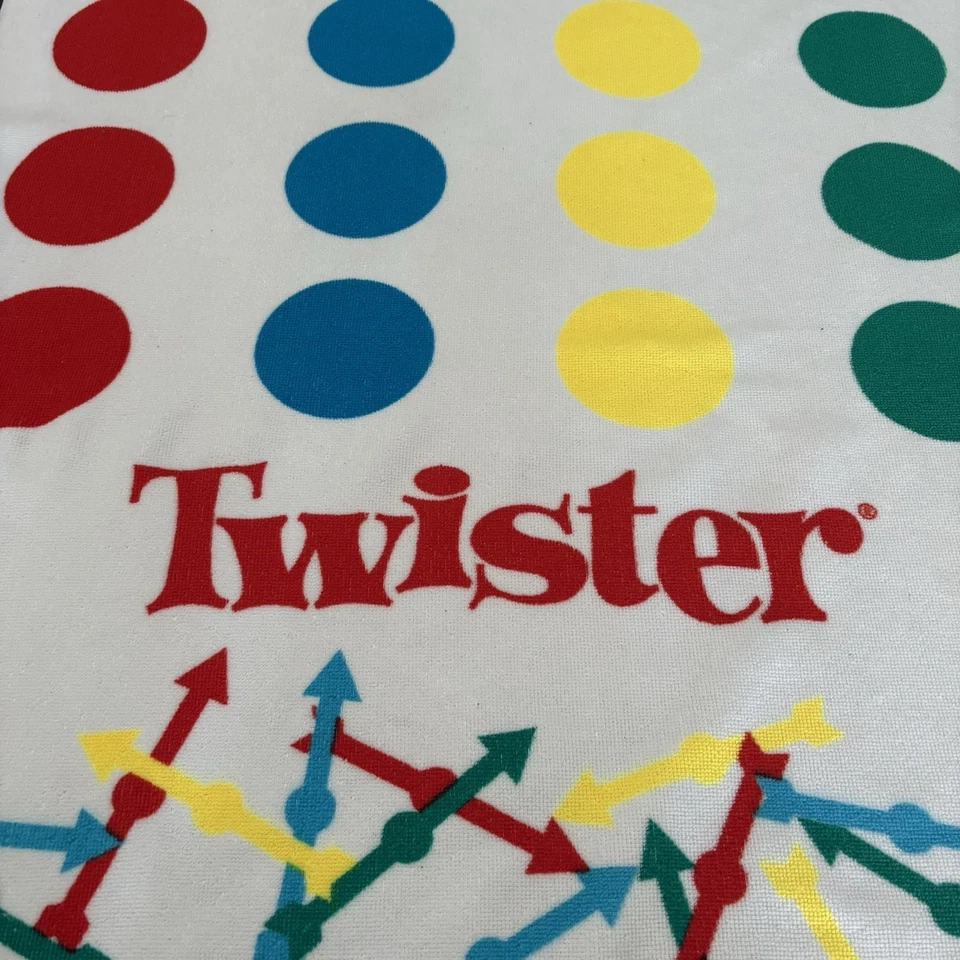 Toalla - Twister - Blanco Playa/Baño Nuevo 27x54" Nostálgico Clásico Foto 2 de 4