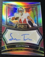 2024 Panini Select - Signatures Sean Tucker #SP-STR Silver Prizm /399 (AU)